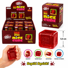 Jucărie Antistres NeeDoh Nice Cube Roșu – Cub Squishy