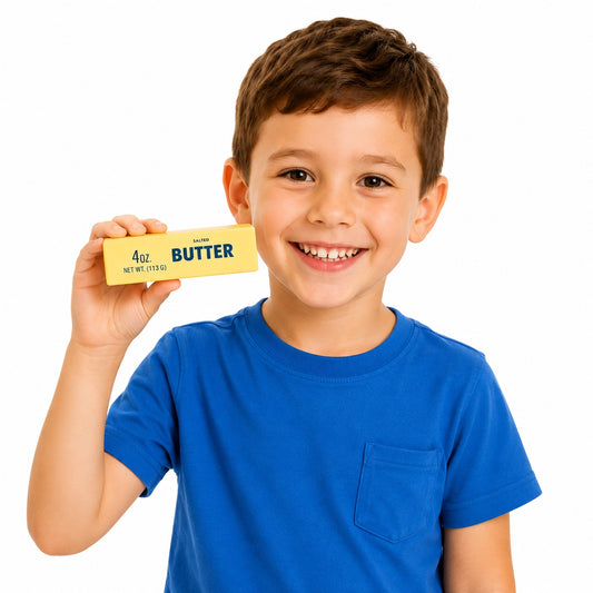 Jucarie antistres Squishy Butter 13.5 cm moale si pufoasa slow rising pentru copii