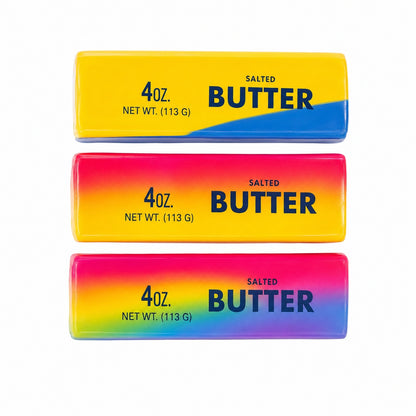 Jucarie antistres Squishy Butter 13.5cm, moale si elastica, culoare aleatorie