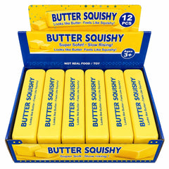 Jucărie Antistres Squishy Butter 24 cm – Burete Senzorial Slow Rising, Super Moale, Model Unt