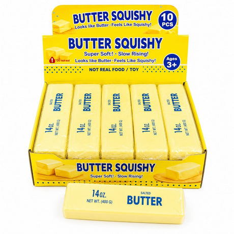 Jucărie Antistres Squishy Butter Gigant, Slow Rising, Super Moale și Pufoasă, 23 cm