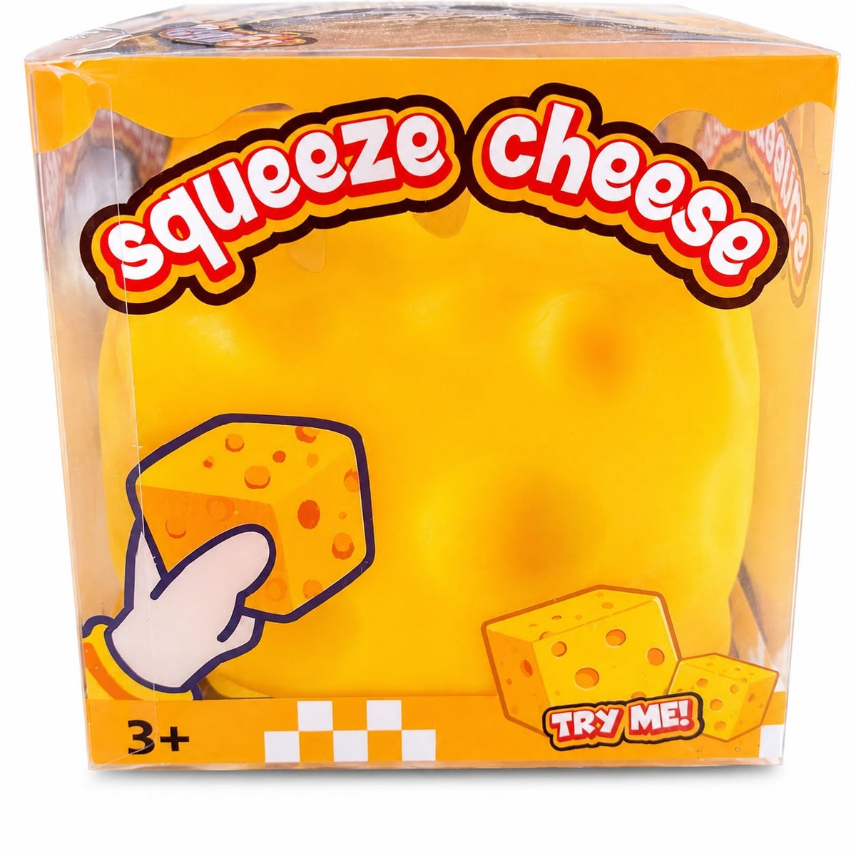 Jucărie Antistres Squishy Cașcaval cu Spumă, 10 cm, Super Moale, Senzorială, pentru Copii și Adulți