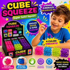 Jucărie Antistres Squishy Cub Bubble, Moale și Elastică, Slow Rising, Model Aleatoriu