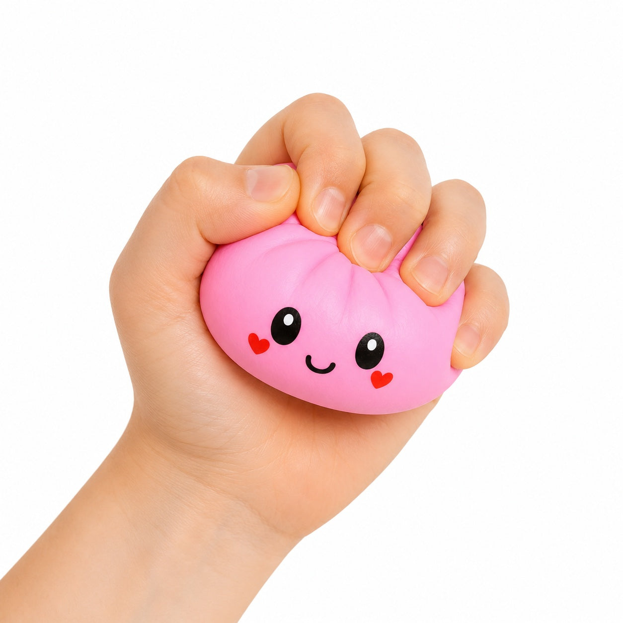 Jucarie antistres Squishy Dumpling 5.5 cm, moale si elastica, culoare aleatorie