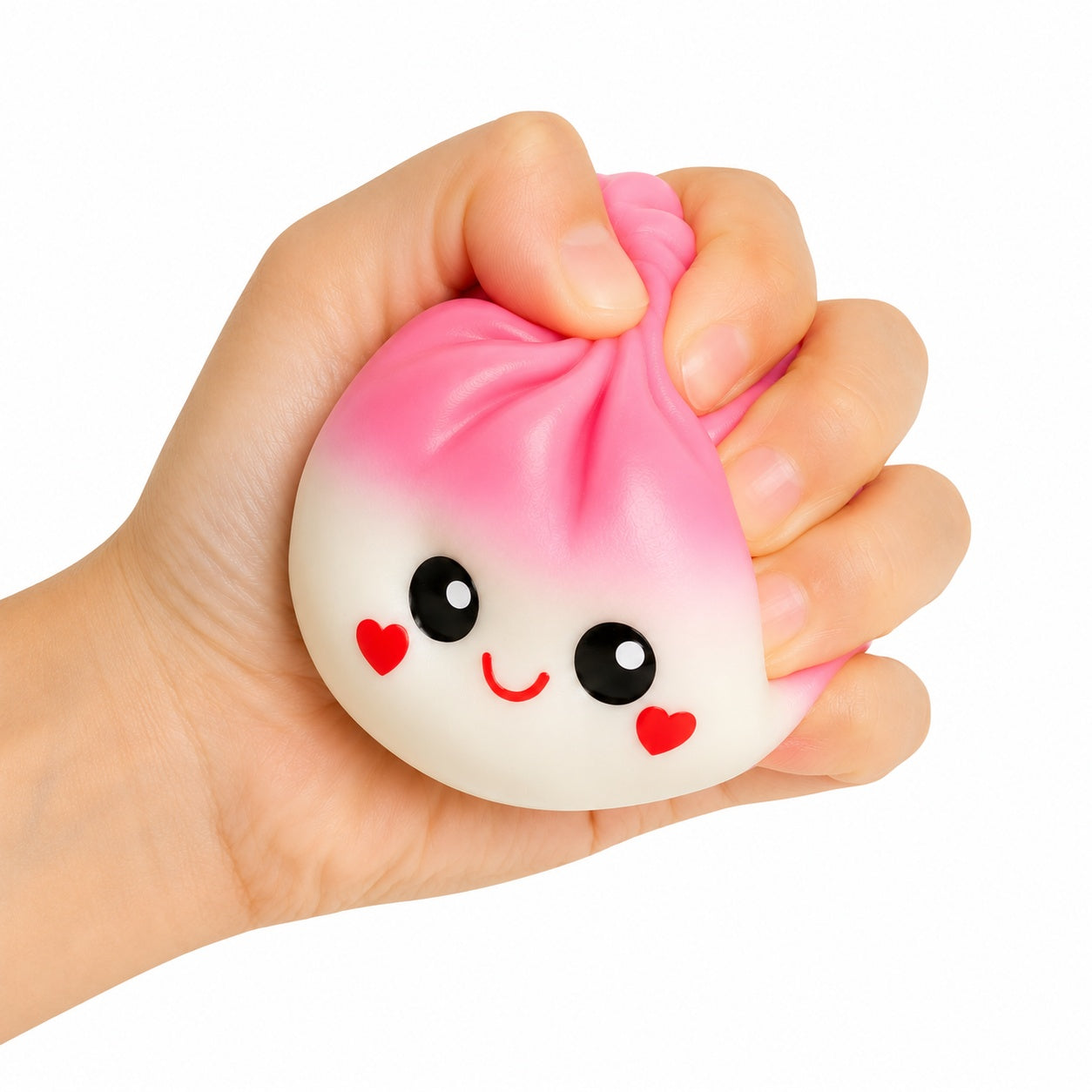 Jucarie antistres Squishy Dumpling 9 cm, moale si elastica, culoare aleatorie