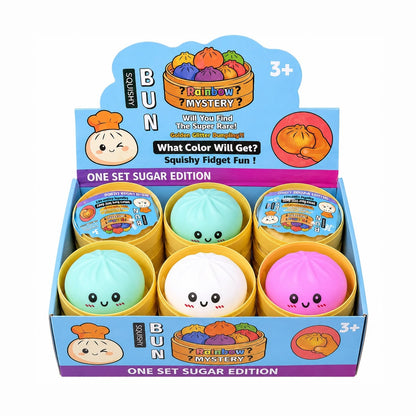 Jucărie Antistres Squishy Dumpling cu Spumă, 8.5 cm, Model Aleatoriu, Super Moale