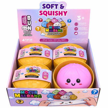 Jucărie Antistres Squishy Dumpling Gigant, 15 cm, cu Spumă în Interior, Model Aleatoriu