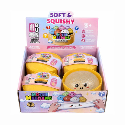 Jucărie Antistres Squishy Dumpling Gigant cu Gel și Sclipici, 15 cm, Super Elastică, Model Surpriză