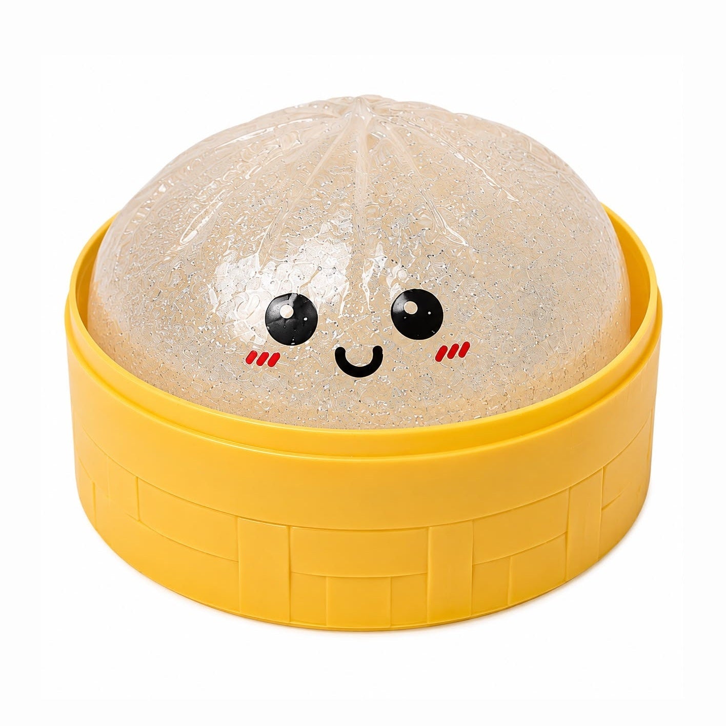 Jucărie Antistres Squishy Dumpling Gigant cu Gel și Sclipici, 15 cm, Super Elastică, Model Surpriză