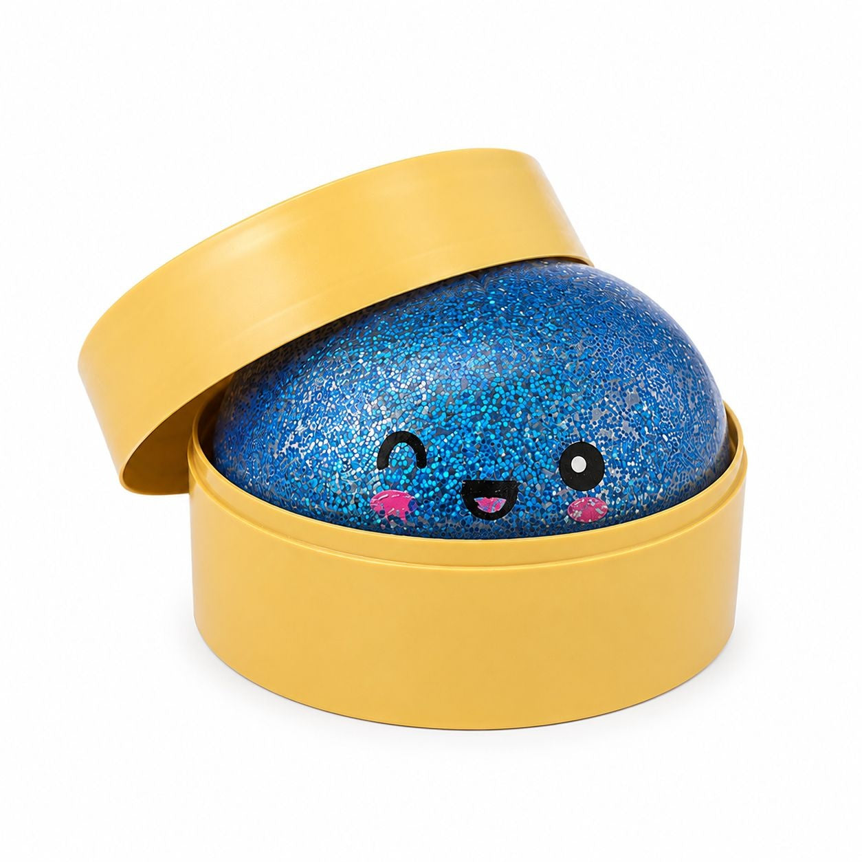 Jucărie Antistres Squishy Dumpling Gigant cu Glitter – Squishy Mare, Moale și Elastic