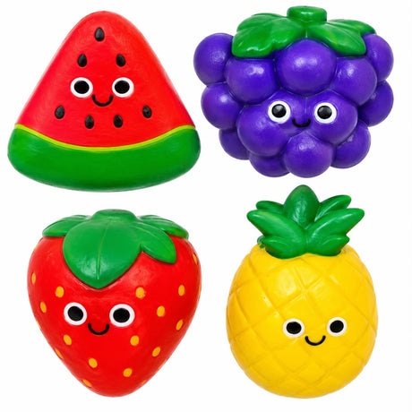 Jucărie Antistres Squishy Fructe, Model Aleatoriu, Moale și Elastică