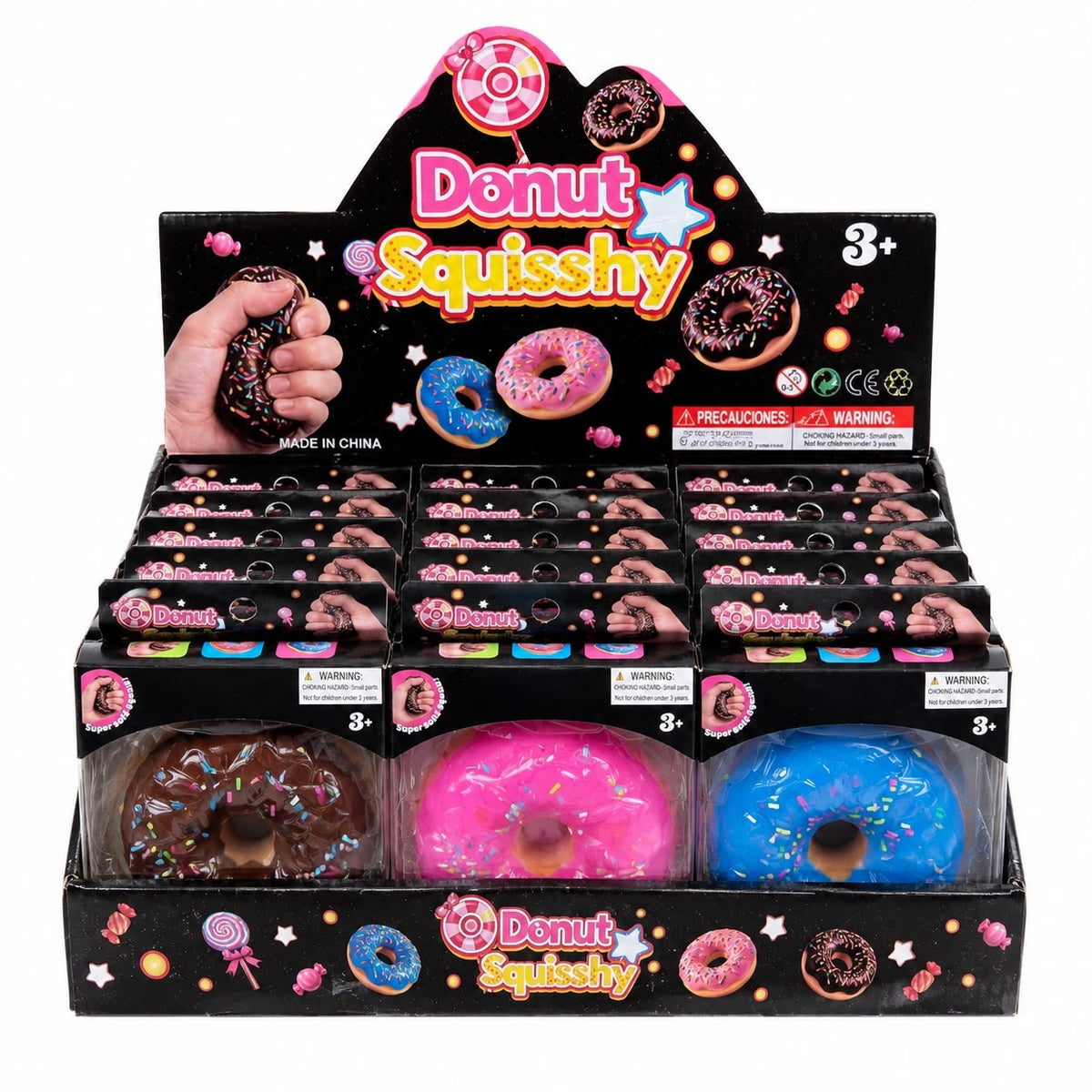 Jucărie Antistres Squishy Gogoașă (Donut), Moale și Elastică, Model Aleatoriu