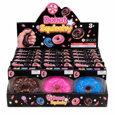 Jucărie Antistres Squishy Gogoașă (Donut), Moale și Elastică, Model Aleatoriu