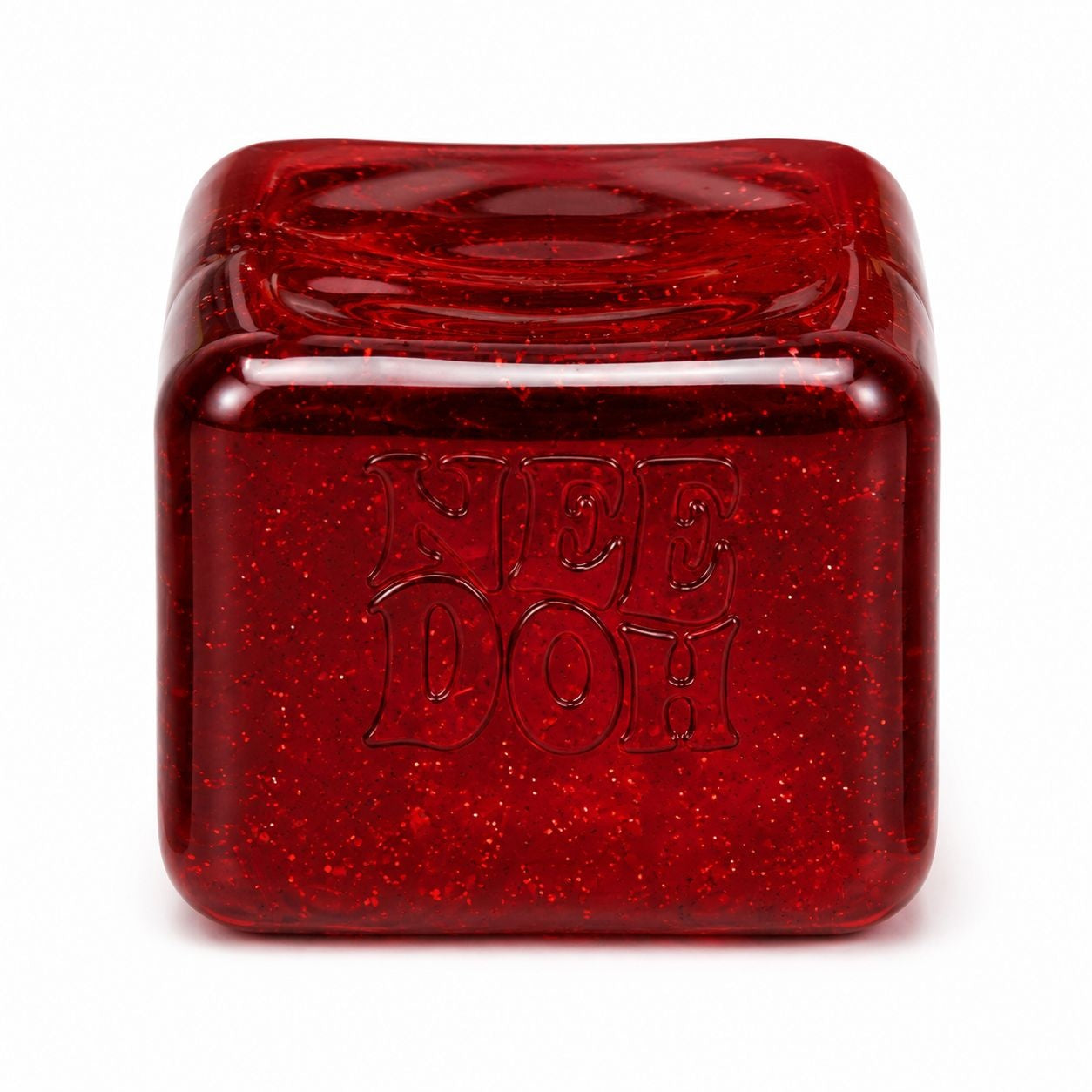 Jucarie antistres Squishy Ice Cube, model cub de gheata