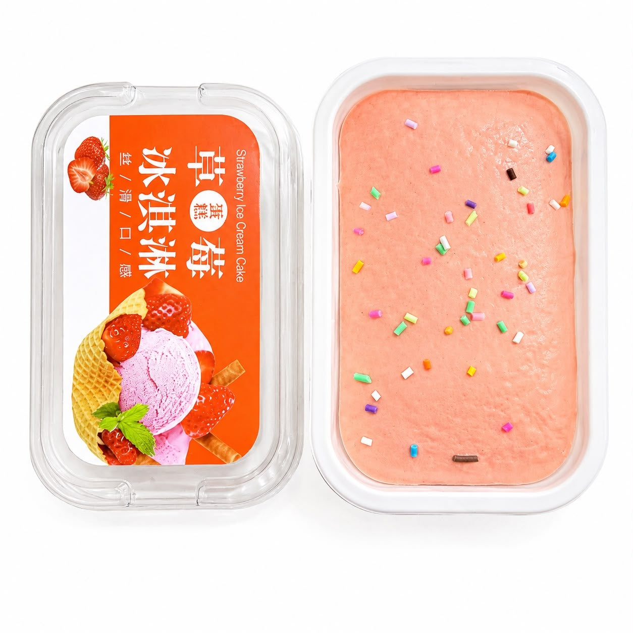 Jucărie Antistres Squishy Înghețată Ice Cream Cake 9 x 6 cm, Model Aleatoriu