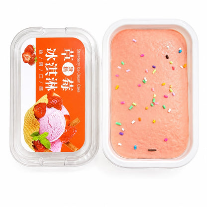 Jucărie Antistres Squishy Înghețată Ice Cream Cake 9 x 6 cm, Model Aleatoriu