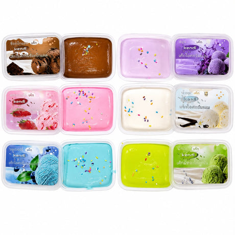 Jucărie Antistres Squishy Înghețată în Cutie, 10cm Model și Aromă Livrate Aleatoriu, Textură Moale și Elastică