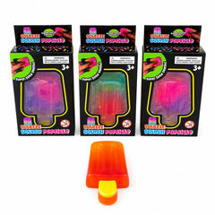 Jucarie antistres Squishy Popsicle, model inghetata pe bat, culoare aleatorie