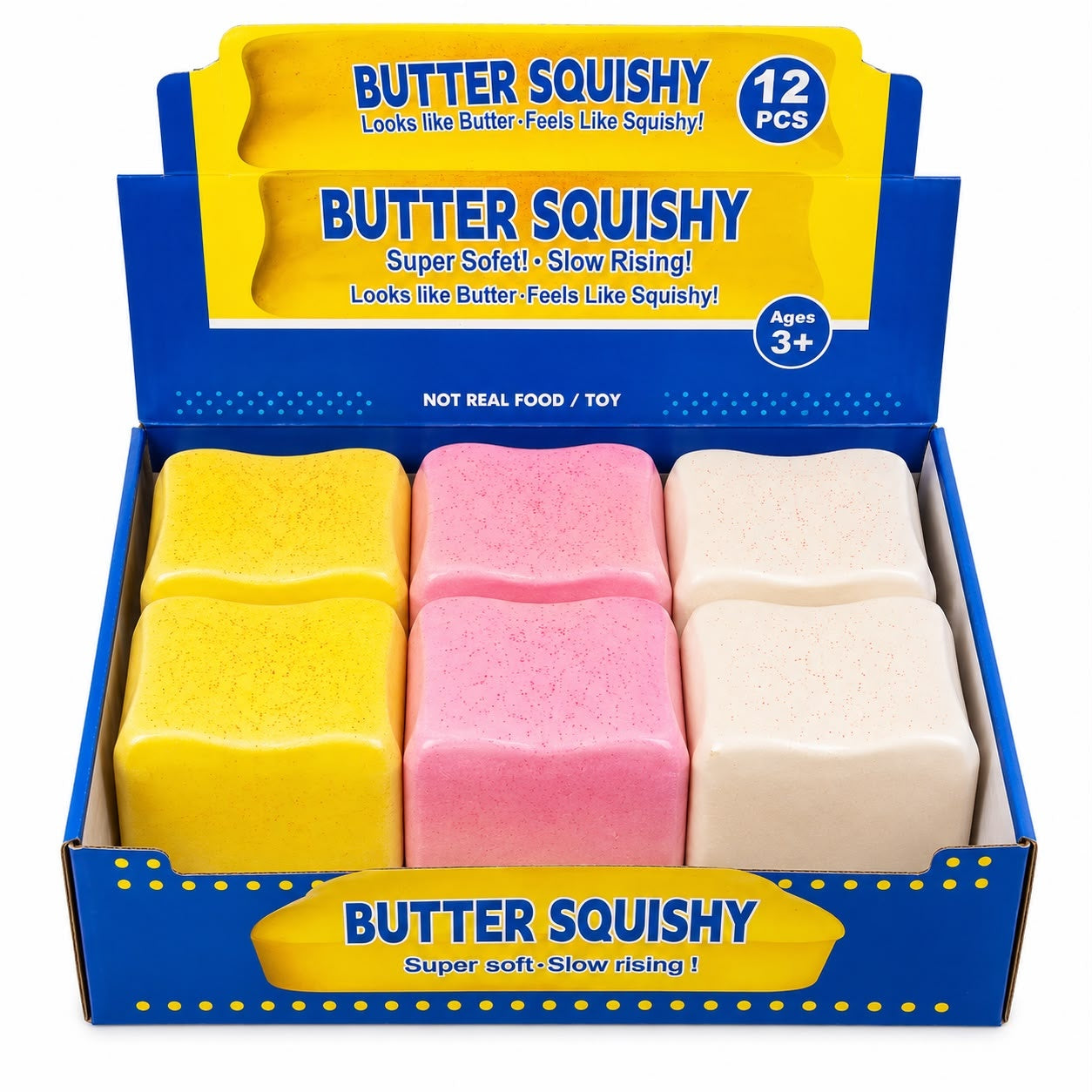 Jucărie Antistres Squishy Prăjiturică Moale – Slow Rising, Model Aleatoriu, 3+ Ani