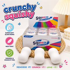 Jucărie Antistres Squishy Săpun Crunchy, Moale și Elastică, Textură Crunchy, Model Săpun