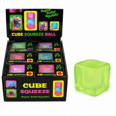 Jucărie Antistres Squishy Tip NeeDoh cu Lumini LED – Cub Senzorial Moale, Elastic, Multicolor