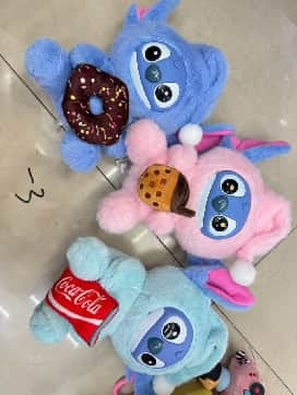 Jucărie de pluș albastră pentru copii, model din desene animate, 3+ ani
