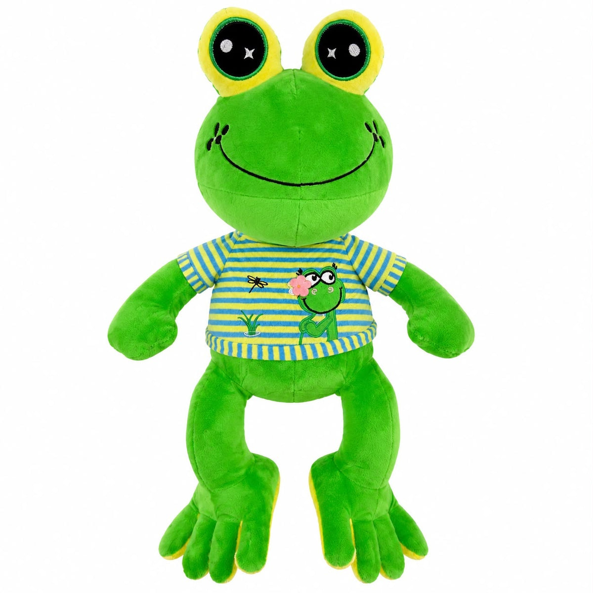 Jucărie de Plus Broască Verde pentru Copii și Bebeluși, 50cm, Moale și Catifelată, Cadou pentru Fete și Băieți