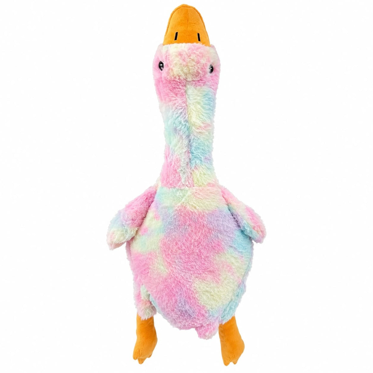 Jucărie de Plus Gâscă Multicoloră pentru Copii 70cm , Moale și Catifelată, Jucarie de Pluș