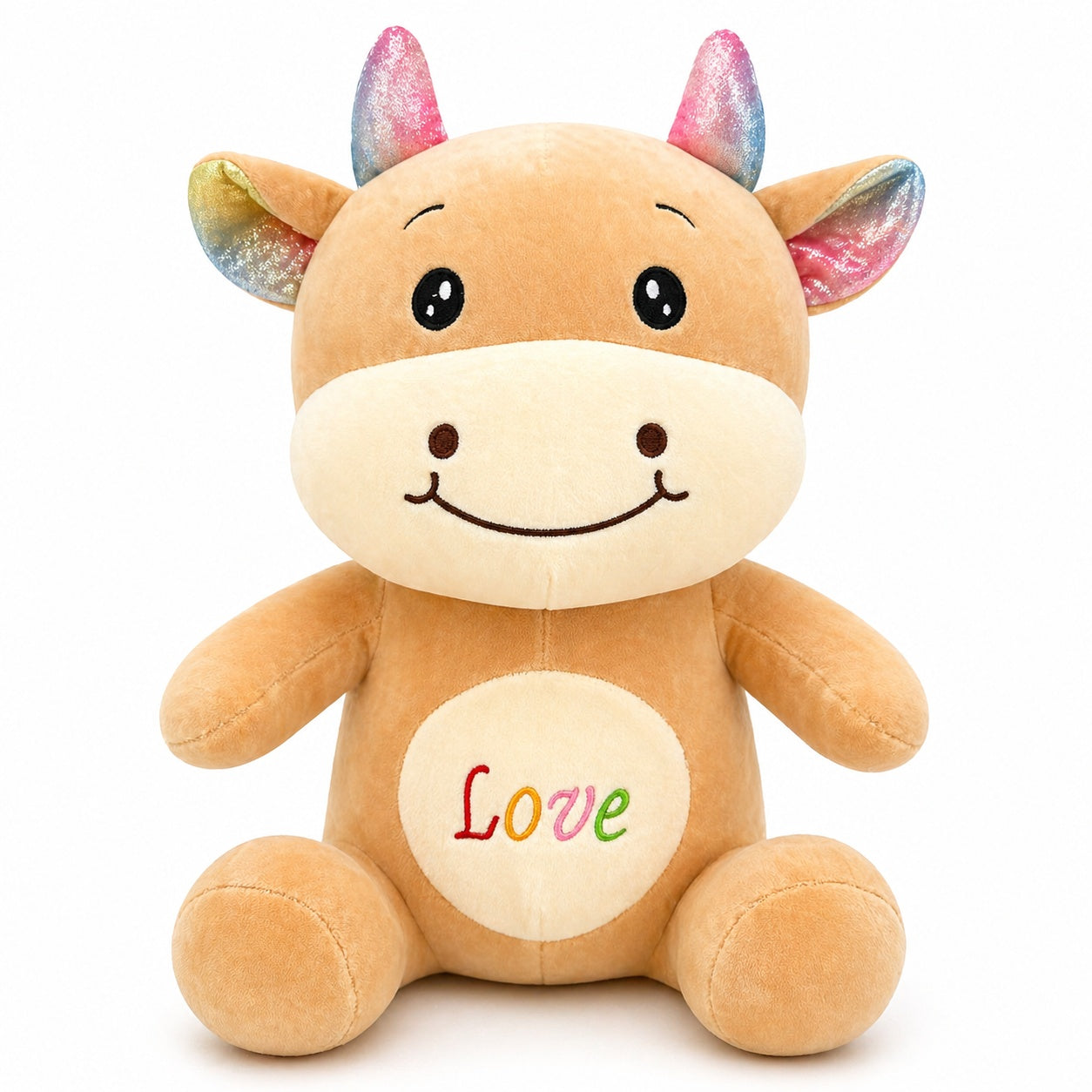 Jucărie de pluș văcuță maro 45 cm – pluș moale, design adorabil