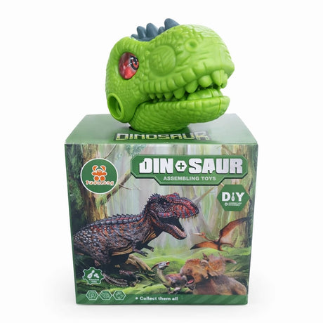 Jucarie dinozaur de asamblat DIY, model aleatoriu, figurina interactiva copii