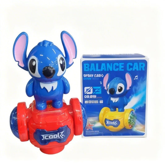 Jucarie interactiva balans cu lumini, sunete si abur, model animalut, multicolor