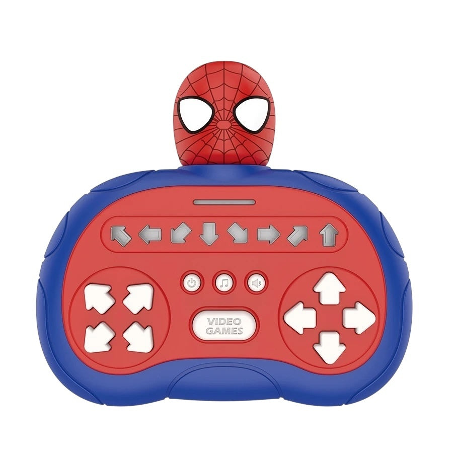 Jucarie Interactiva Tip Gamepad pentru Copii, Lumini si Sunete, Design Supererou