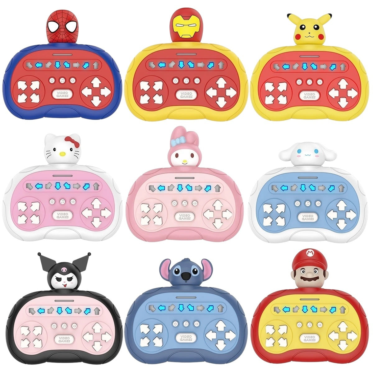 Jucarie Interactiva Tip Gamepad pentru Copii, Lumini si Sunete, Design Supererou