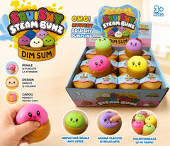 Jucarie Squishy Antistres Dumplings / Galusca in Cosulet, 5.5 cm, Copii 3+