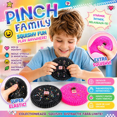 Jucărie Squishy Antistres în Formă de Biscuite, Moale și Elastică, Stretchy, Reduce Stresul, Model Aleatoriu
