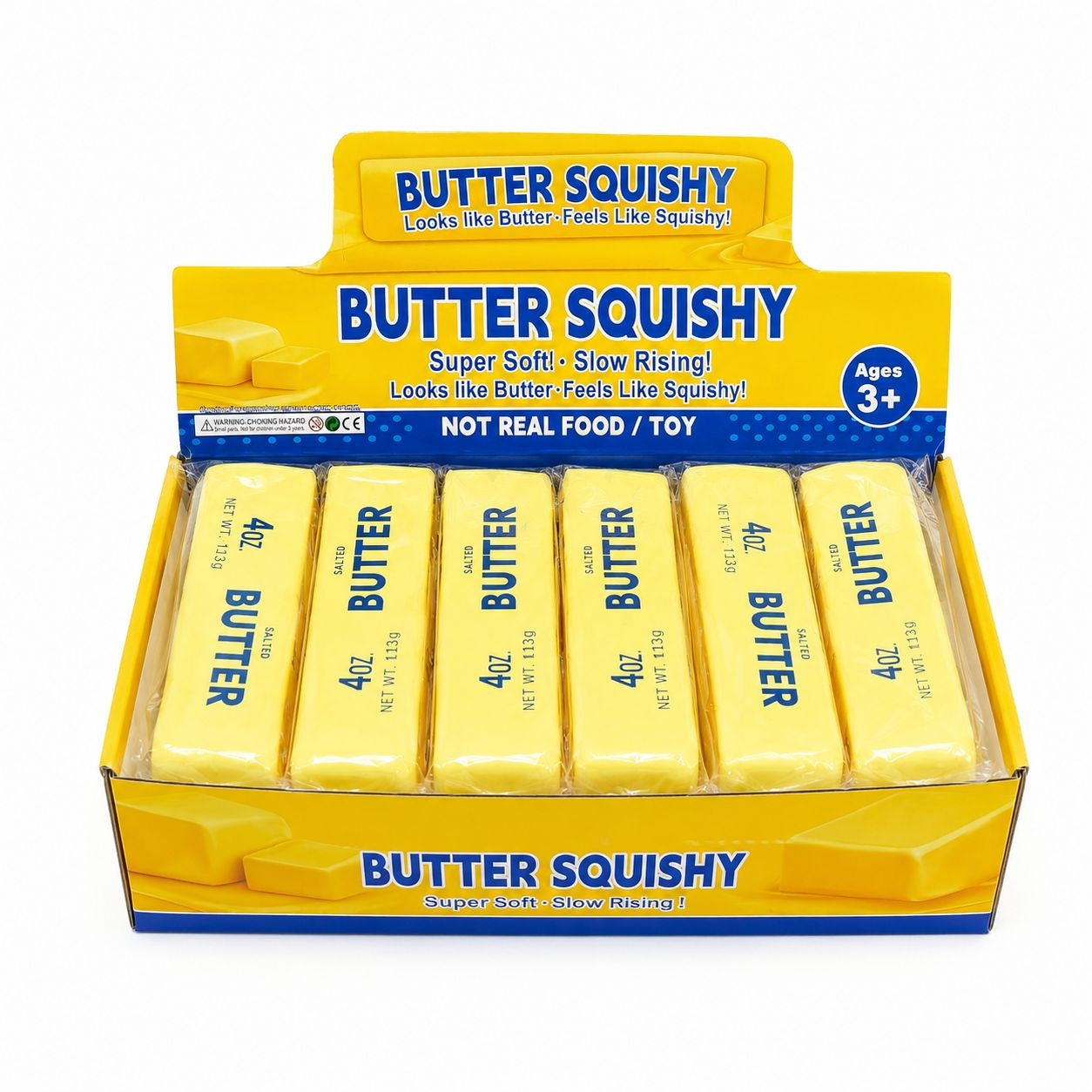 Jucărie Squishy Butter 13 cm – Anti-Stres, Super Moale, Slow Rising, Pentru Copii și Adulți