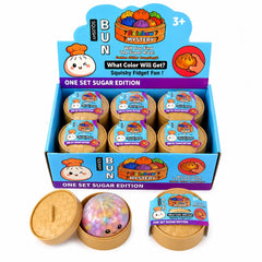 Jucărie Squishy Dumpling cu Bile Gel Multicolore 8,5 cm – Anti-Stres, Senzorială, Surprise Toy
