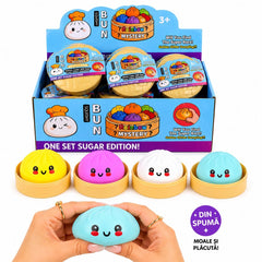 Jucărie Squishy Dumpling Cu Spumă 8,5 cm – Antistres Moale, Kawaii