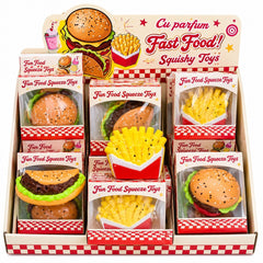 Jucărie Squishy Fast-Food – Model Aleatoriu, Antistres Moale și Distractivă