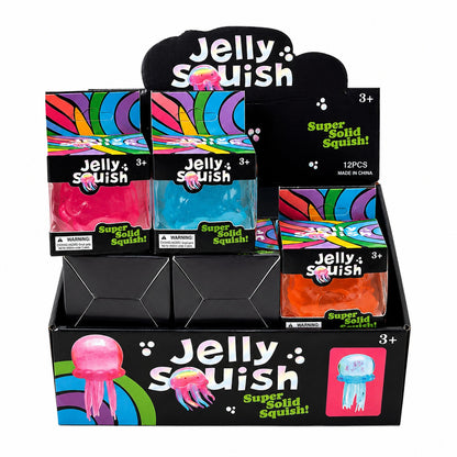 Jucarie Squishy Meduza Antistres 9 cm, Slow Rising, Culoare Aleatorie