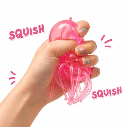 Jucarie Squishy Meduza Antistres 9 cm, Slow Rising, Culoare Aleatorie
