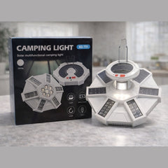 Lampa camping solara multifunctionala XG-T51 LED cu incarcare telefon si Type-C
