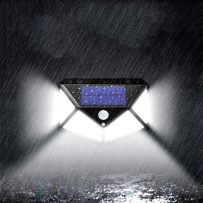 Lampa solară de perete LED, plastic, IP65, autonomie 35000 ore, neagră