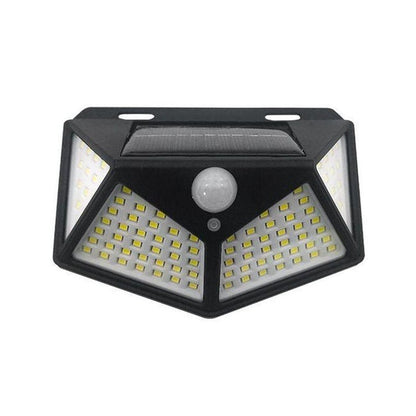 Lampa solară de perete LED, plastic, IP65, autonomie 35000 ore, neagră