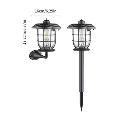 Lampa Solara Exterior 3in1 cu Senzor Miscare, Felinar, Lampa Gradina sau Aplica Perete