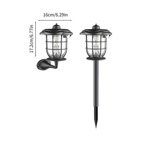 Lampa Solara Exterior 3in1 cu Senzor Miscare, Felinar, Lampa Gradina sau Aplica Perete