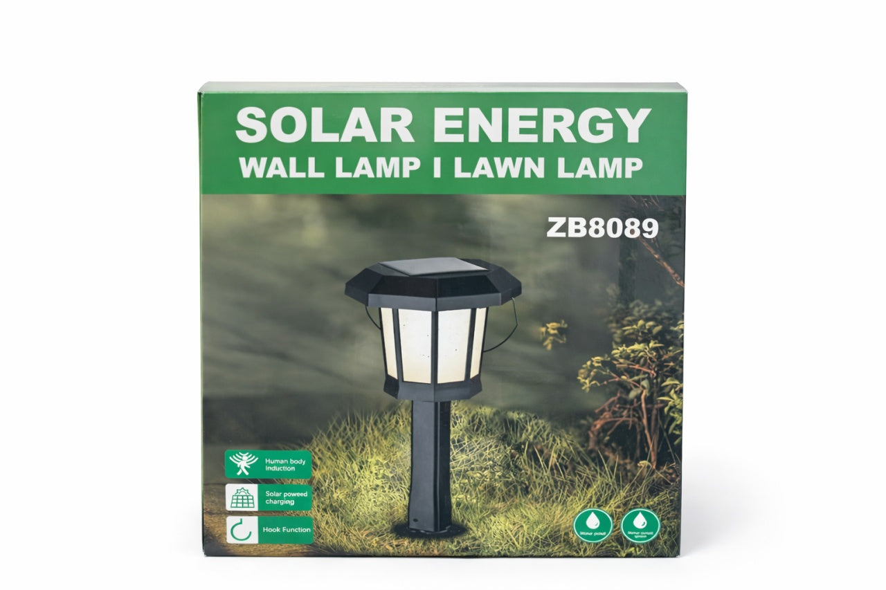 Lampa Solara Exterior 3in1 cu Senzor Miscare, Felinar, Lampa Gradina sau Aplica Perete