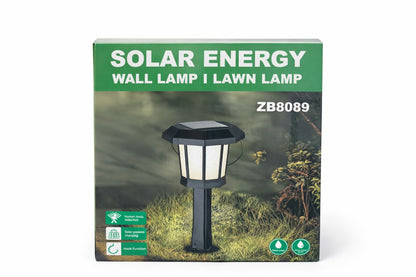 Lampa Solara Exterior 3in1 cu Senzor Miscare, Felinar, Lampa Gradina sau Aplica Perete