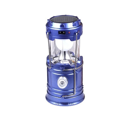 Lanteră reîncărcabilă de camping MH-5800T, plastic durabil, LED 6+1, albastră
