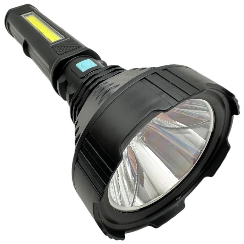 Lanterna multifunctionala cu 4 moduri de iluminare, incarcare solara, 24x8.5 cm, din plastic ABS rezistent, USB 5V,